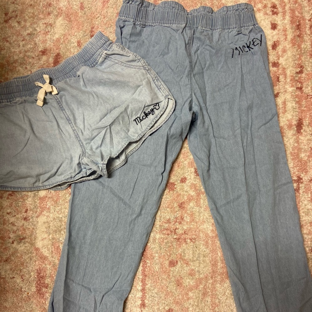 Vintage Mickey Mouse shorts&pants